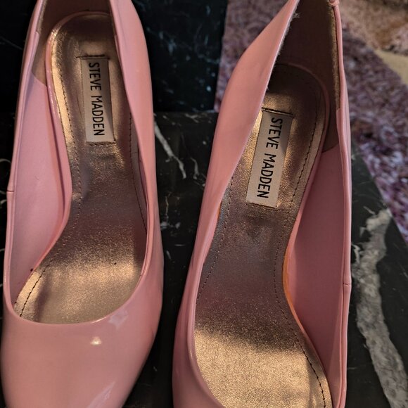 Pale pink platform Steve Madden heel - Picture 4 of 6